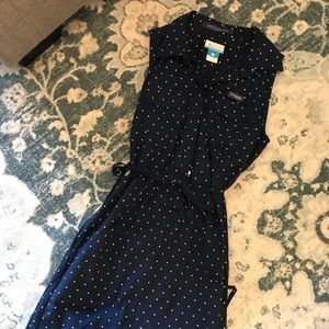 Columbia Collared Sleeveless Dress